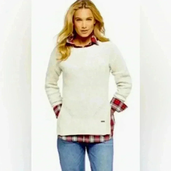 Toms Scoop neck side split sweater Adorable for layering - Picture 1 of 10